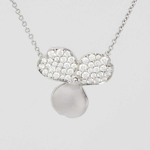 Tiffany & Co. Platinum and Diamond Paper Flowers Pendant - Picture 1 of 6